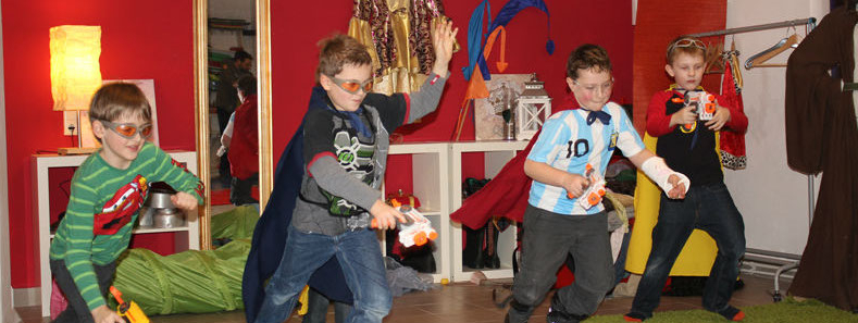 Superhelden Kinderparty