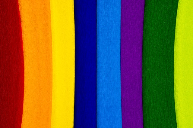buntes Krepppapier